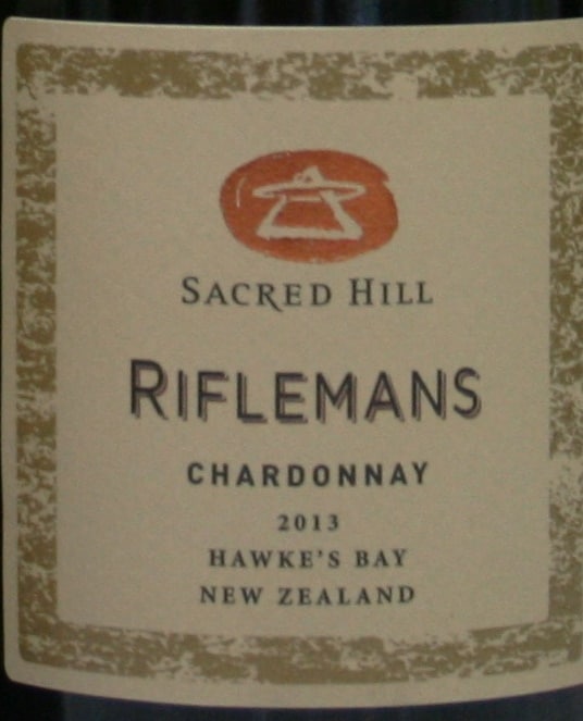Sacred Hill Rifleman's Chardonnay 2013