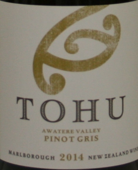 Tohu Pinot Gris 2014