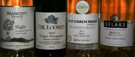 Lower Alcohol wines – 04.07.14