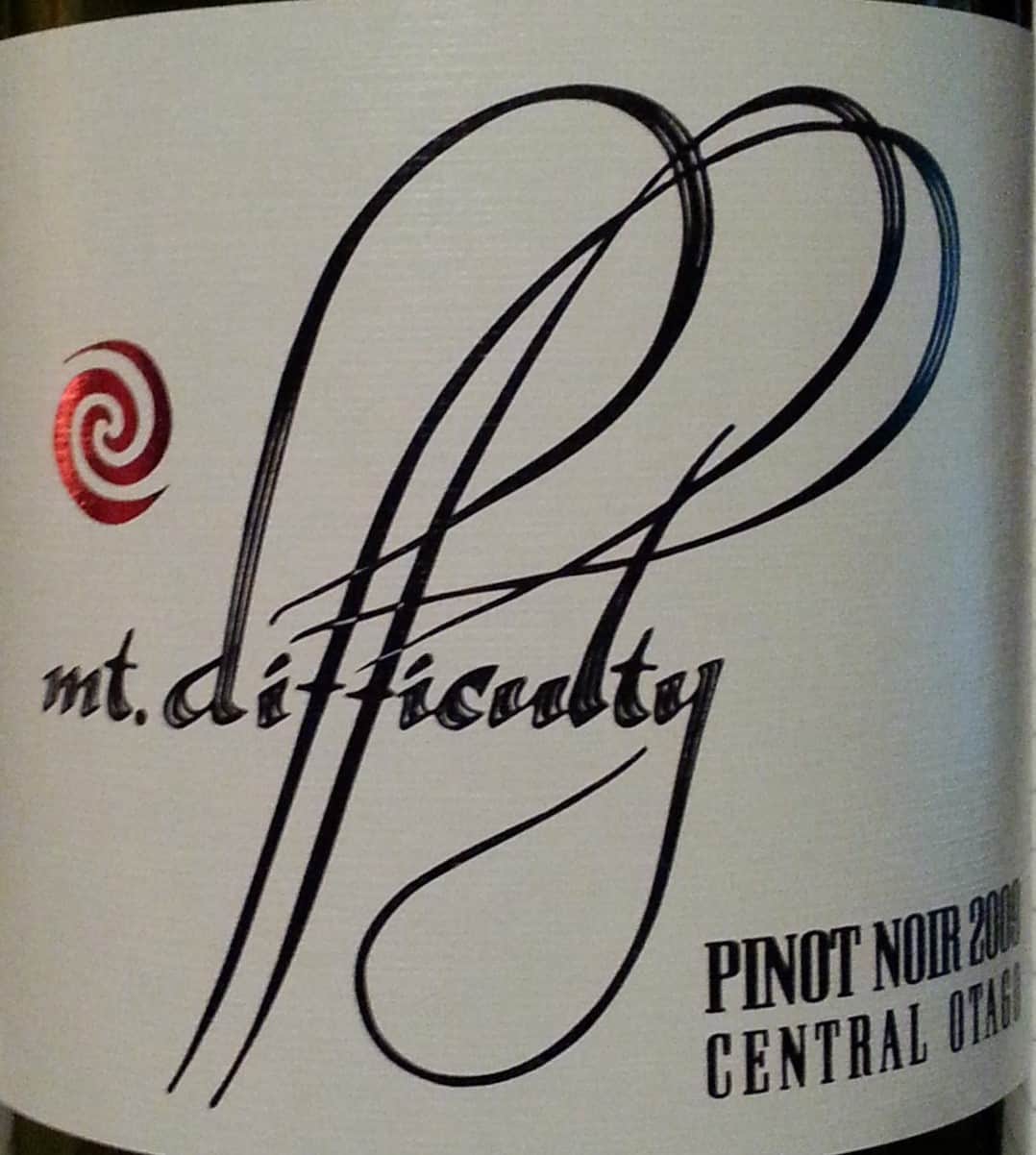 Mount Difficulty Pinot Noir 2009