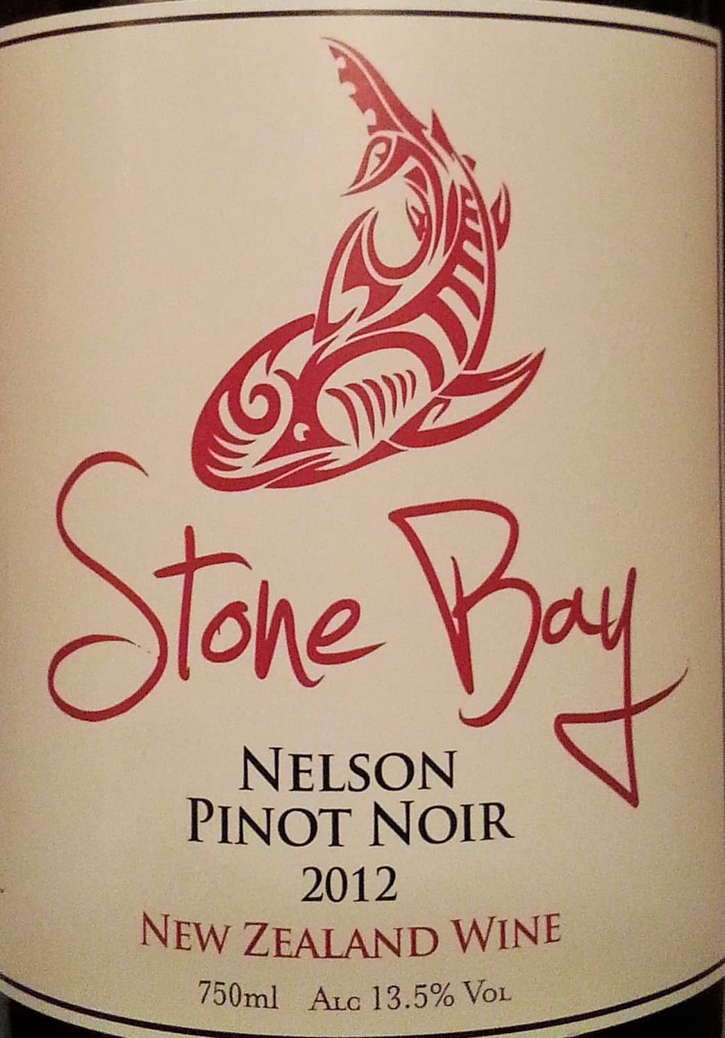 Stone Bay Pinot Noir 2012