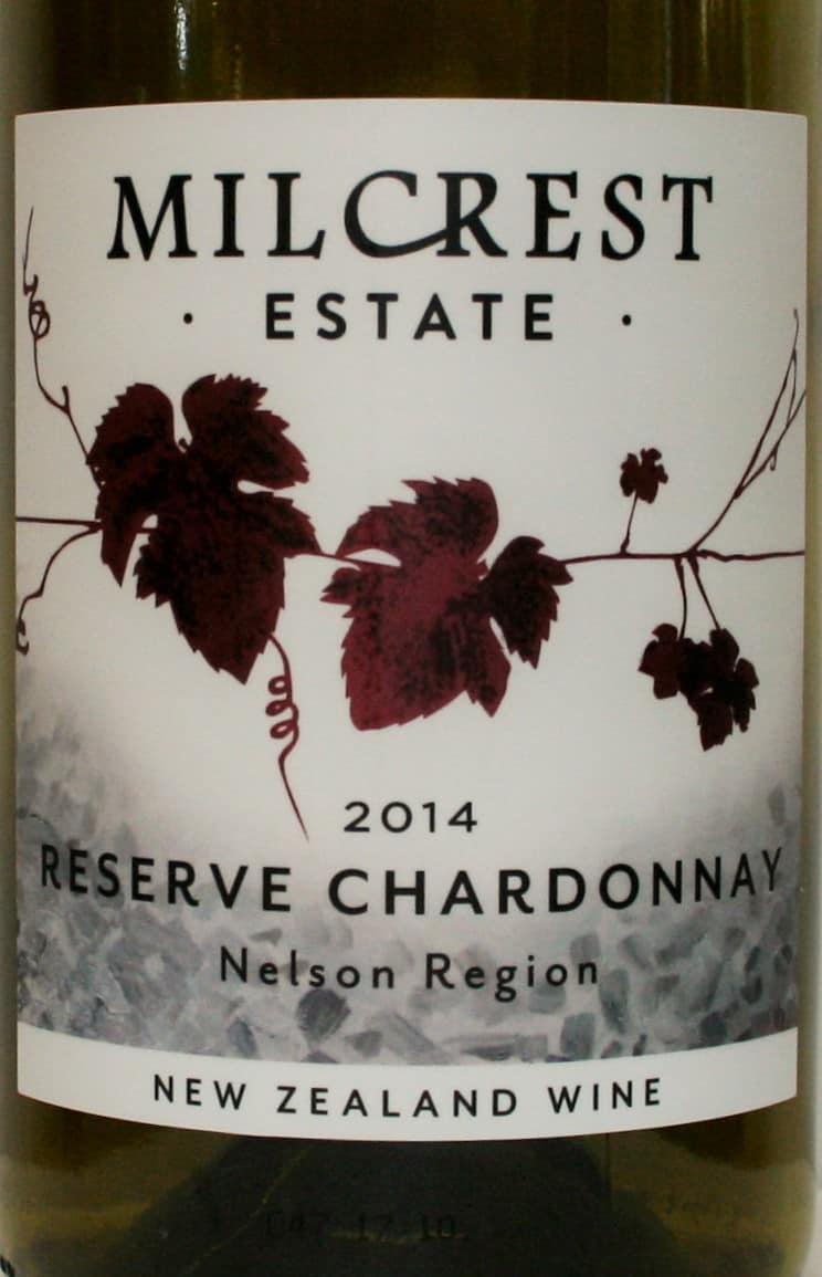 Milcrest Estate Reserve Chardonnay 2014