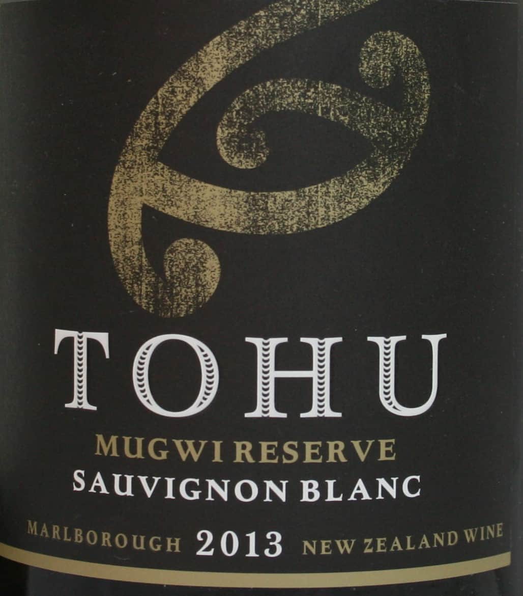 Tohu Mugwi Reserve Sauvignon Blanc 2013