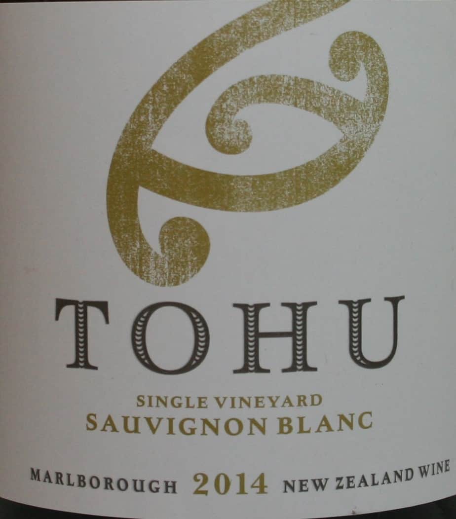 Tohu Single Vineyard Sauvignon Blanc 2014