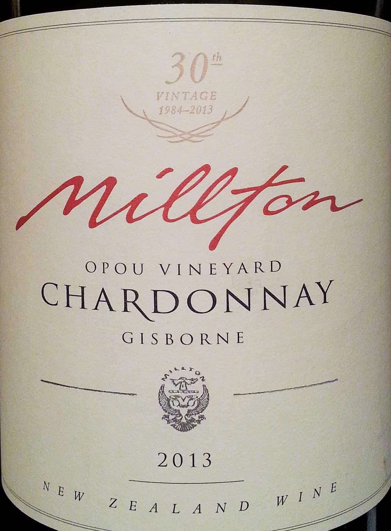 Millton ‘Opou Valley’ Chardonnay 2013