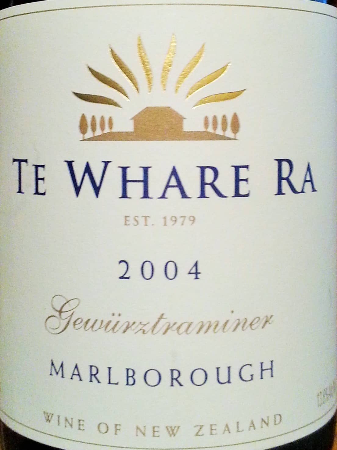 Te Whare Ra Gewurztraminer 2004