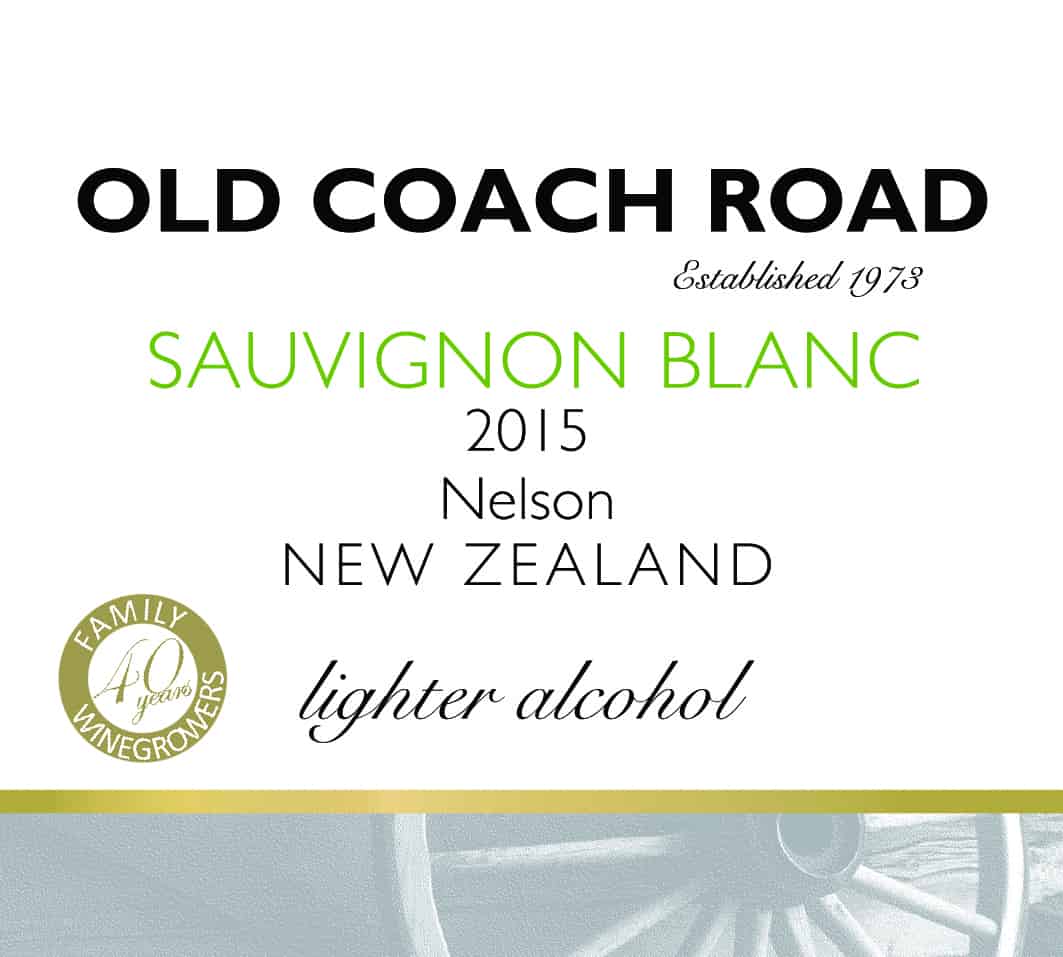 Old Coach Road Lighter Alcohol Sauvignon Blanc 2015
