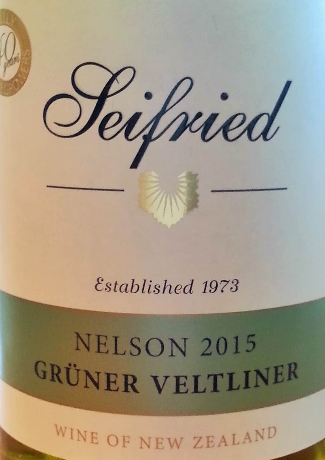 Seifried Estate Nelson Gruner Veltliner 2015