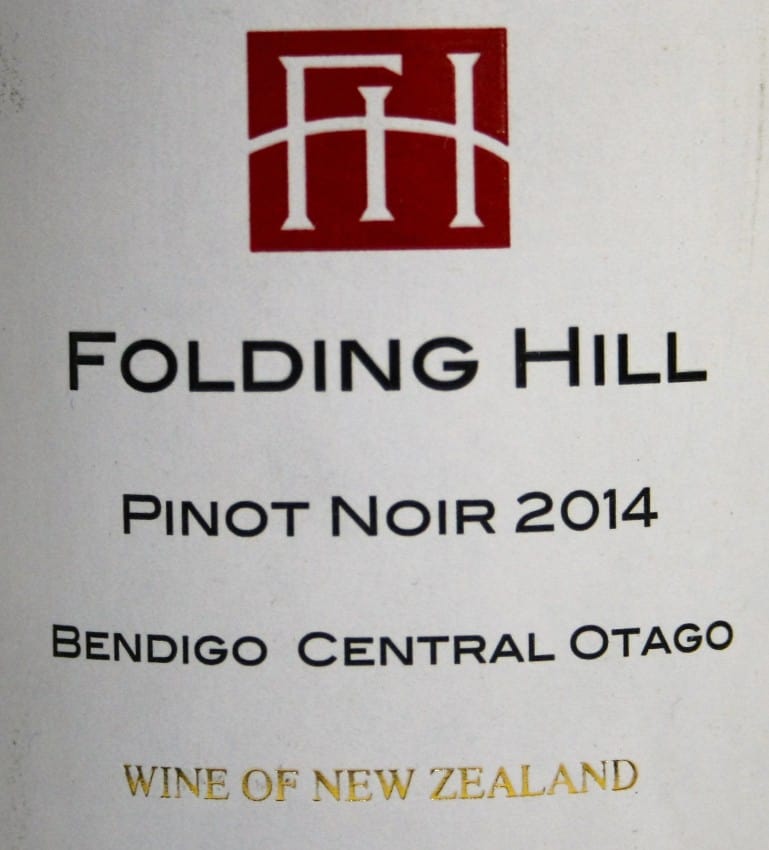 Folding Hill Pinot Noir 2014