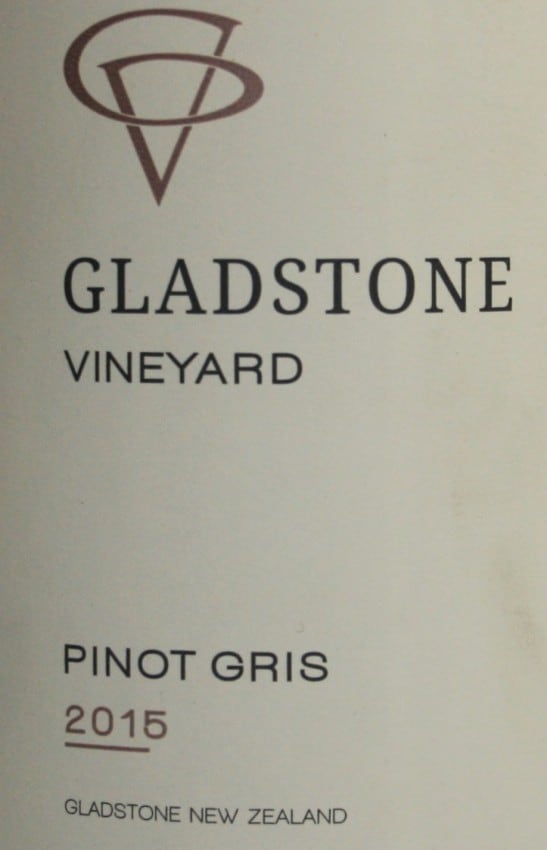 Gladstone Vineyard Pinot Gris 2015