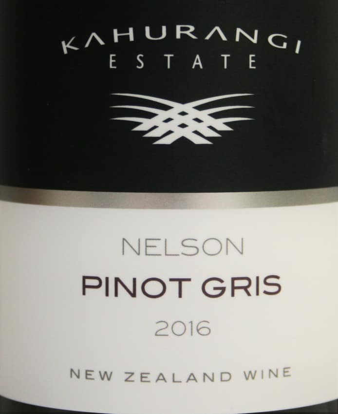 Kahurangi Estate Nelson Pinot Gris 2016