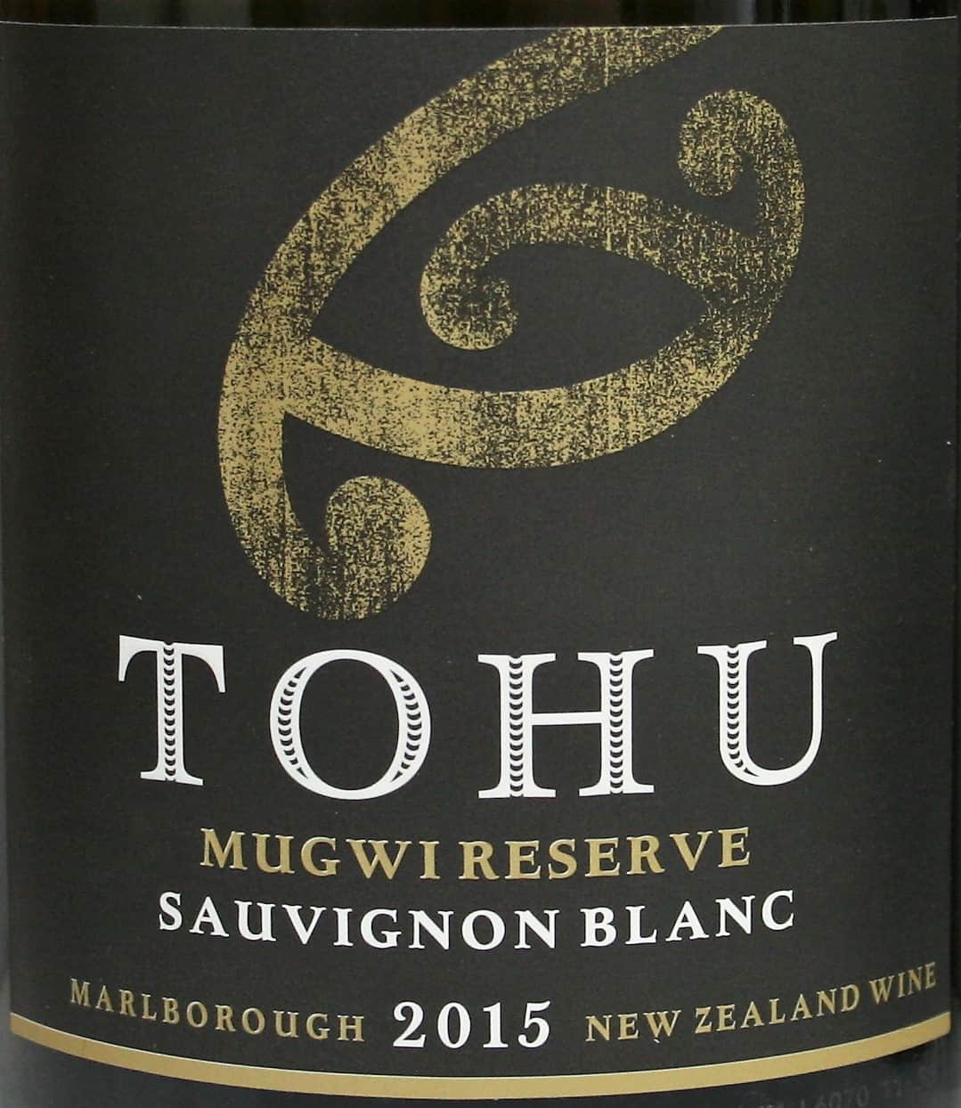Tohu Mugwi Reserve Sauvignon Blanc 2015