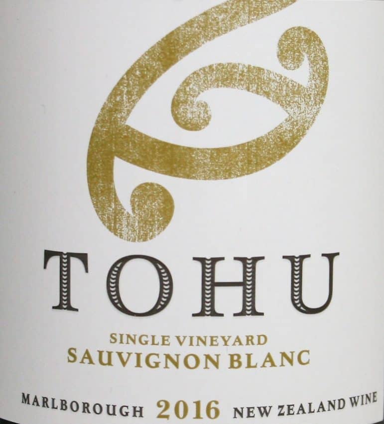 Tohu Sauvignon Blanc 2016