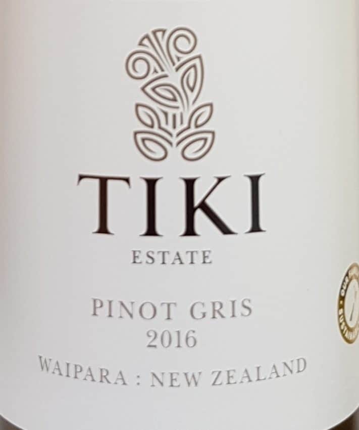 Tiki Estate Pinot Gris 2016