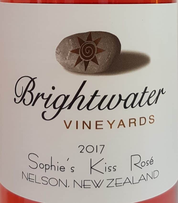 Brightwater Vineyards Sophie's Kiss Rose 2017