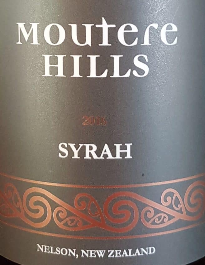 Moutere Hills Single Vineyard Syrah 2016