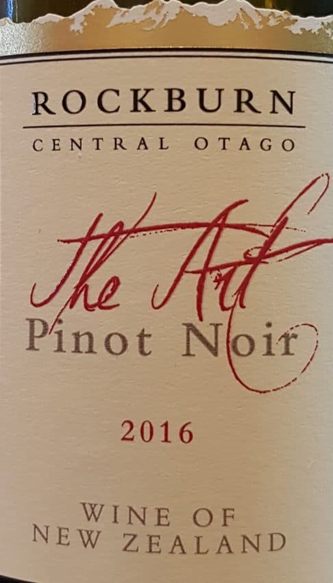 Rockburn 'The Art' Pinot Noir 2016