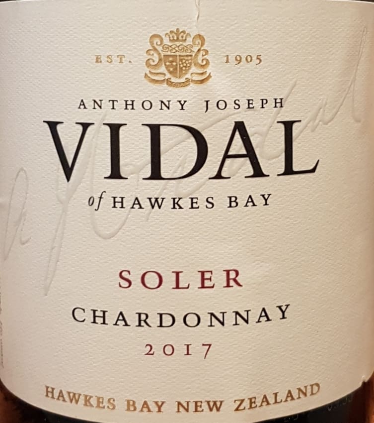 Vidal Soler Chardonnay 2017