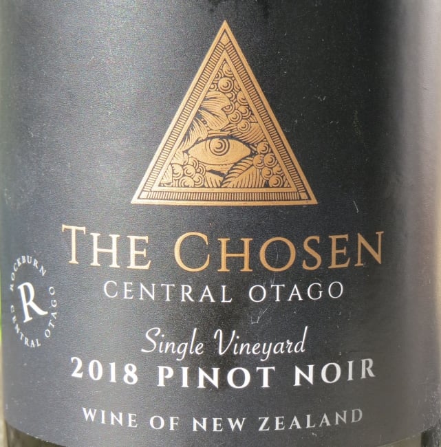 Rockburn The Chosen Central Otago Pinot Noir 2018 