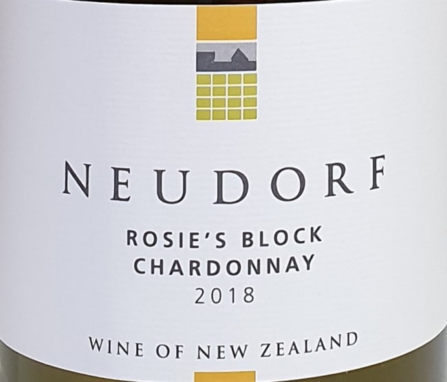 Neudorf Rosie’s Block Chardonnay 2018