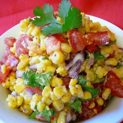 Crushed Avocado, Corn Salsa and Chilli Cream recipes